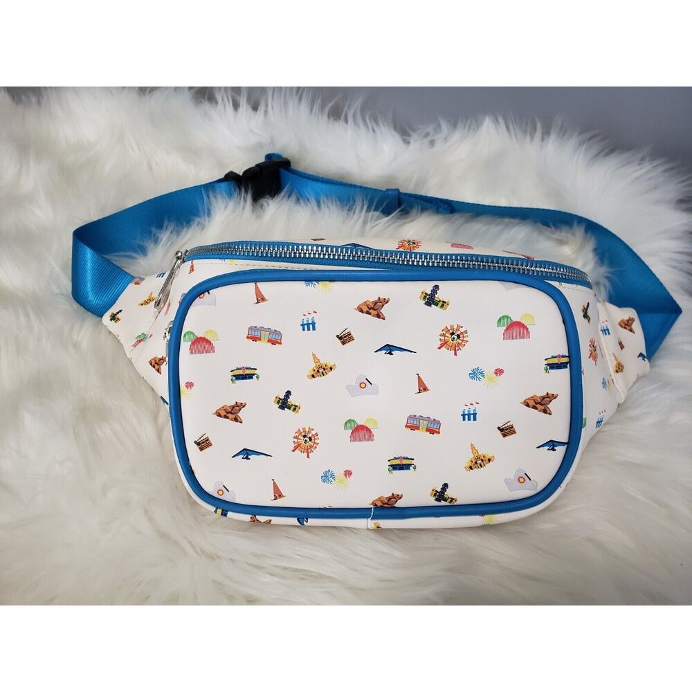 NWOT Loungefly Disney 65th Anniversary Landmarks Fanny Pack BoxLunch Exclusive